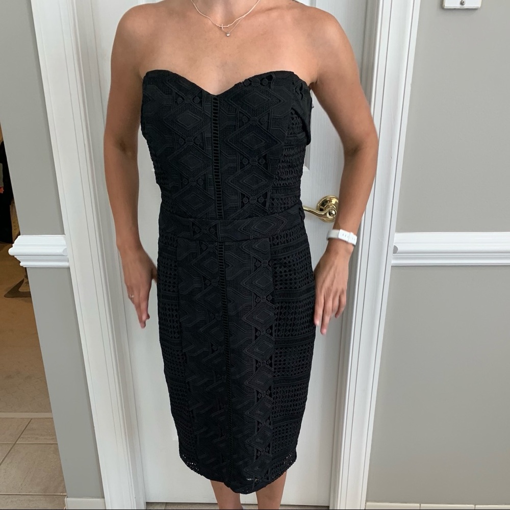 Adelyn Rae strapless dress